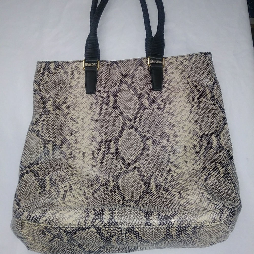 SOLD Margot Rory python geniune leather handbag